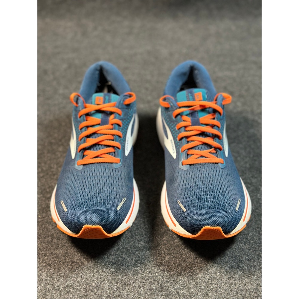 Brooks Ghost 14 Mens Running Shoes Blue Orange 1103691D464 - Picture 2 of 13